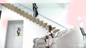 ”Latin Teen Spinner Aria Valencia Shows She Can Handle A Huge Dick While Riding”