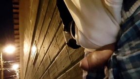 risky public jerking off outdoors. gay exhib