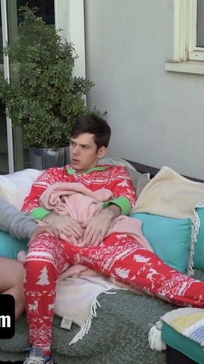 Step Dad Derek Allen Caught His Step Son Dakota Lovell Masturbating - FamilyDick   Clip 1