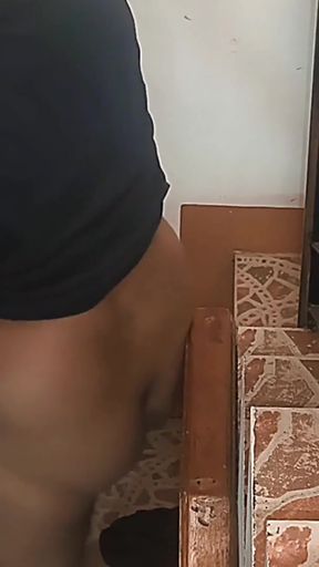 Muslim doctor caught crazy patient wanking in the staircase doctor offers her pussy   Clip 1