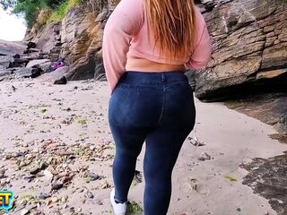 The gorgeous, curvy Ouset has sex in the woods with her spouse's ally