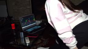 Luchiibb fucks her boyfriend's best friend next to the fat cuckold! CREAMPIEv