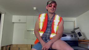 Blue collar wrecked by horny gay landlord creampie