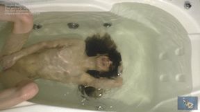 Dragon wild masturbation in the bath 720