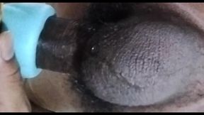 Throbbing Cock Creampied Silicone Pusssy