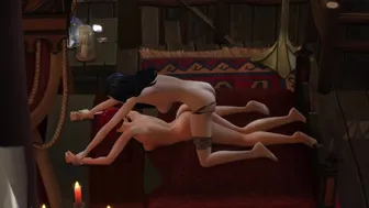 Lesbian Magic Triss and Yennefer