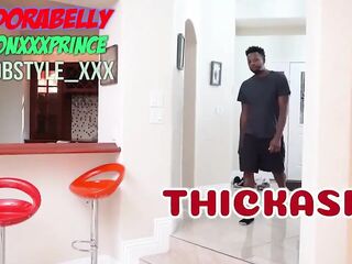 Adora Abdomen Cheats on Boyfriend with Large Weenie Ebony Ally