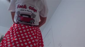 Peyton's Sultry '50s Giantess Fantasy 4K POV Tiny Thrills Await!