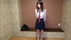 19-year-old japanese black-haired beauty. slender amateur, blowjob and shaved pussy creampie sex. uncensored, asian, hentai, pov