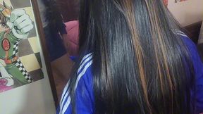 hoy no quiero ir a clase!! quiero detonar! le hago el amor a mi companera de clase frente al espejo!! que rico culo tiene!! - pov ( sheer  complete version)