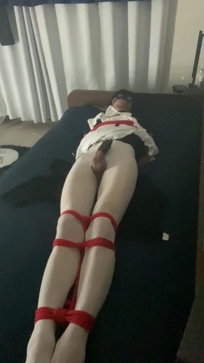 bondage Japanese crossdresser