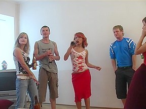 Marina & Sneila & Xandy in college student 18+ fucking with two lusty hotties