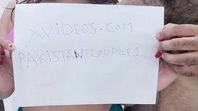 Verification video of pakistanicouple1