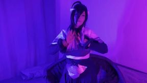 Hot Night in Albedo Cosplay � Seduction from Overlord