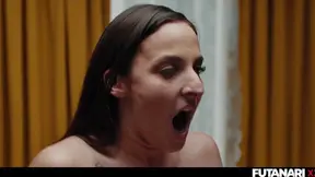 Amirah Adara Discovers Her Dick & Sprays Massive Cum All Over Bella Sparks