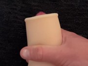 Accidentally cumming butt blaster stroker Fleshlight