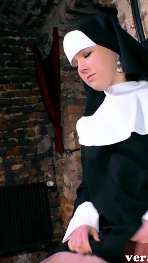 Key moment from "Sex in monastery with teen nun seduced"