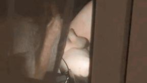 spying flatmate jerking off (from the street window)