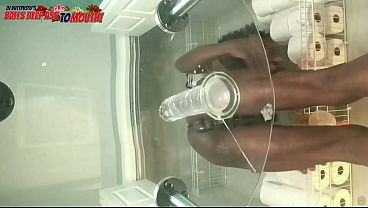 Twink rides XL dildo deep Ass To Mouth - Starring DJ ButtPussy