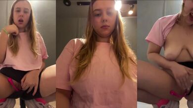 Squirting in the public so hard