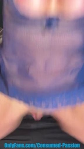Melia squirts hard and gushes her creampie as she gets fingered and fucked