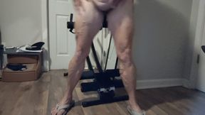 Tempest Working out naked