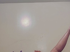 Webcam beauty and her toys have solo sex