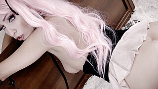 Werewolf dildo stretches my ass - hardcore pleasure