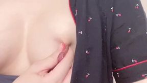 【母乳part3】授乳してるからいっぱいでてくるようになったよ♡【日本人 素人 妊婦 人妻】