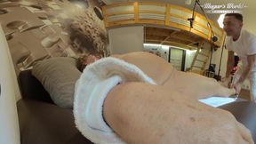 Behind The Scenes Of BBW Granny Babet Gets Her Pussy Pounded