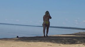 My Wife on the Beach