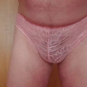 my wifes wet pink knickers