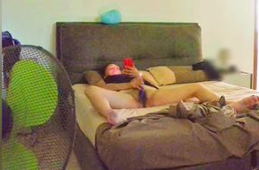 Wife cuckolding on phone while She masturbates herself