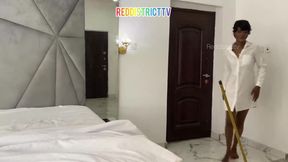 Sexy Hotel Cleaner Fucked My Cock Until I Exploded