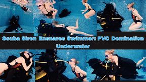 Scuba Siren Ensnares Swimmer: PVC Domination Underwater - MP4 720