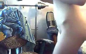 Russian busty webcam girl show