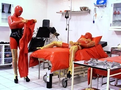 Fist fetish lesbians lick and fist box and cant get enough