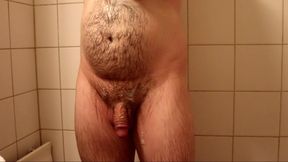 Chubby Gay in Shower