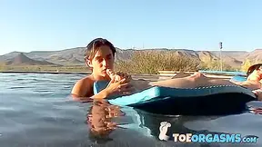 Emo Young Guys Asher And Brenden Play With Each Others Toes