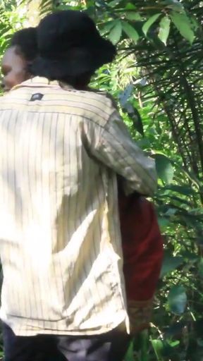 Captivating moment from "I TOOK MY AFRICAN BLACK SEXY FRIEND TO THE FARM TO FUCK THAT JUICY PUSSY"