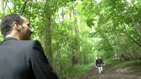 THE ANAL COUGAR STRIPPER BACK FOR NEW OUTDOOR FUCK