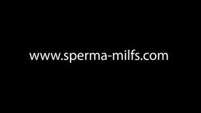 Milf Sidney gets gangbanged &mdash;  drenched in jizz &mdash;  in this wild cumshot orgy