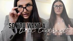 So you think you want a Debt Contract - pixelated