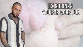 Ex shrinks you for vore fun - Lalo Cortez