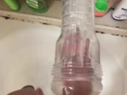 Teen Creampie in See Through Fleshlight