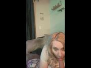 Fat Pussy Milf Fucks POV fantasy after party couch college crasher