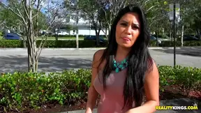 Sizzling Busty Latina Takes Money for Mind-Bending Hardcore Sex Thrills