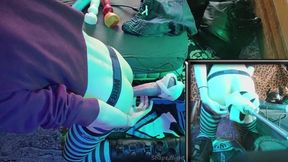 Twink Femboy Gets Destroyed By A Fucking Machine Hard Orgasm