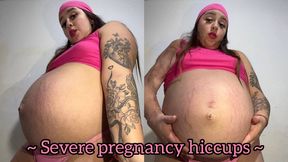 Strong and intense hiccups