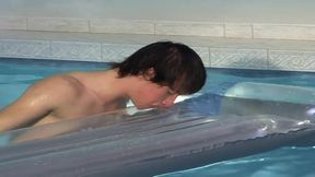 Eager Twinks Bareback Passionately in Every Room